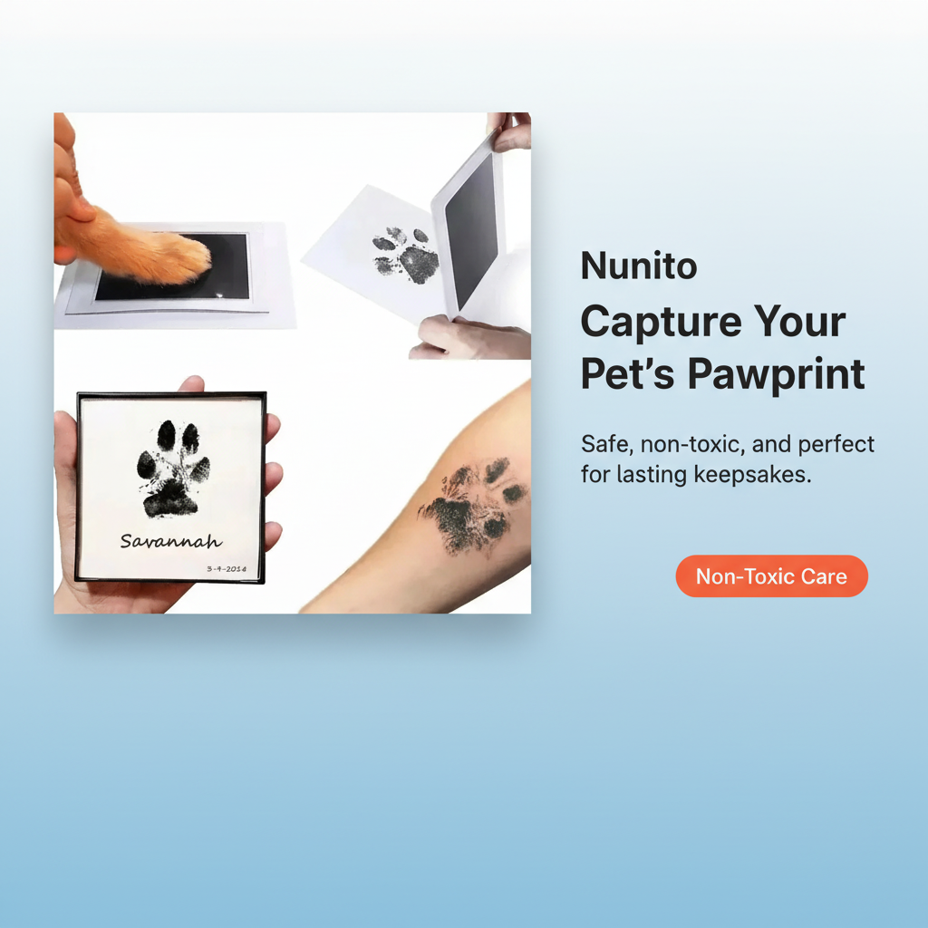 Safe Non-toxic Printing Pad Pet Footprint