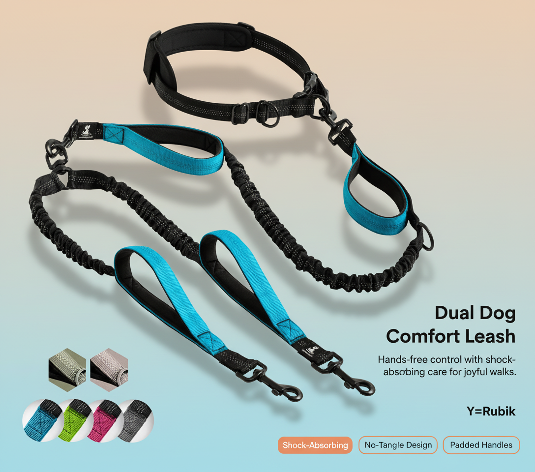 Reflective Comfort Leash Duo