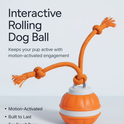 Peppy Paws Interactive Rolling Dog Ball