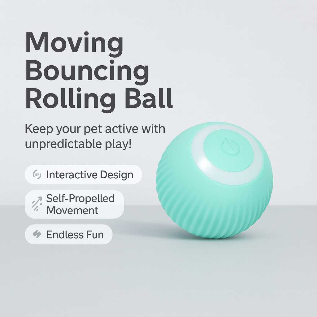 Moving Bouncing Rolling Ball