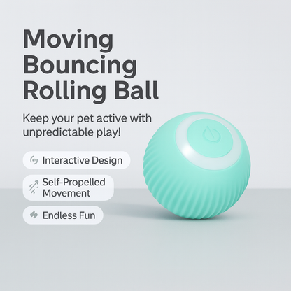Moving Bouncing Rolling Ball