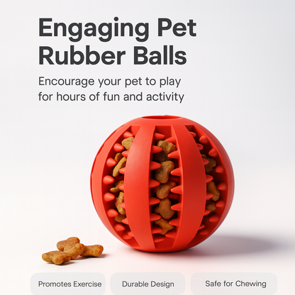 Interactive Pets Rubber Balls