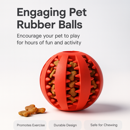 Interactive Pets Rubber Balls