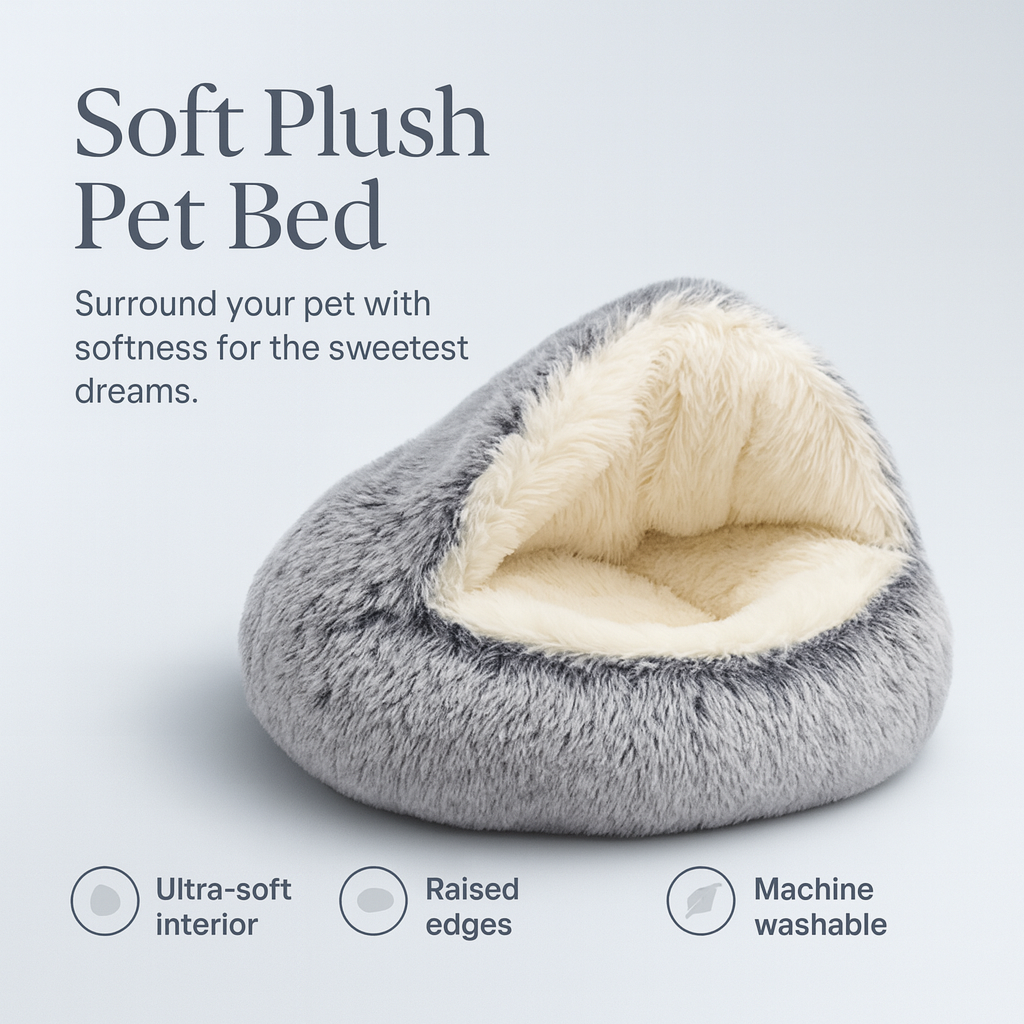Soft Plush Pet Bed