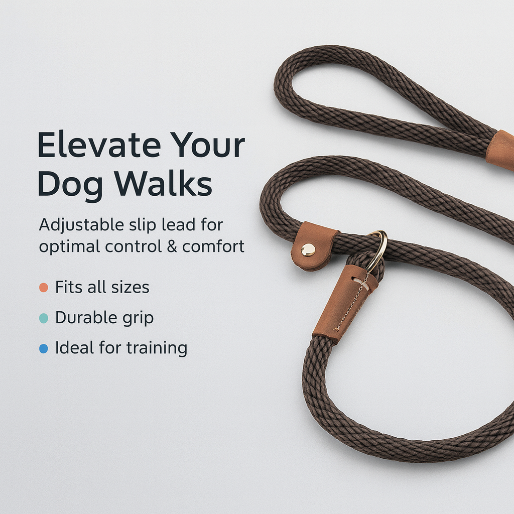 Comfort Grip Adjustable Slip Lead Leash