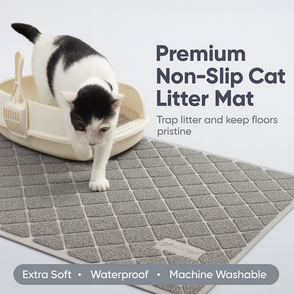 Premium Non-Slip Cat Litter Mat