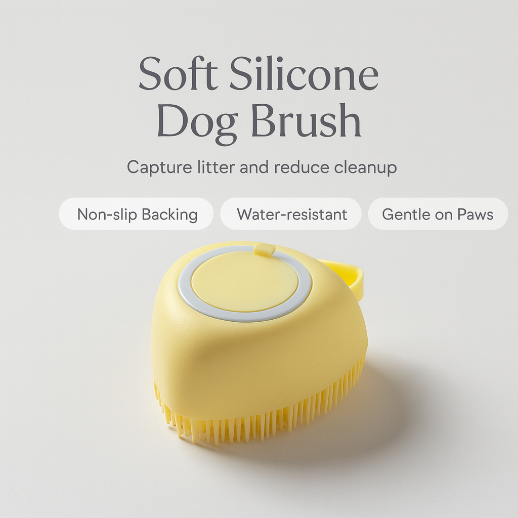 Soft Silicone Dog Massage Brush