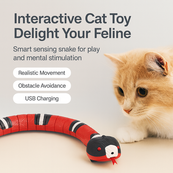 Automatic Cat Toys Eletronic Snake Interactive Toys Smart