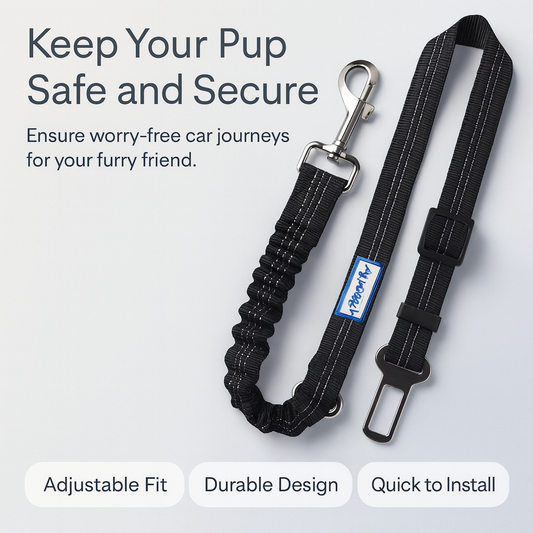 2 Pack Adjustable Car Dog Harness