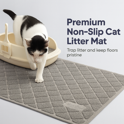 Premium Non-Slip Cat Litter Mat