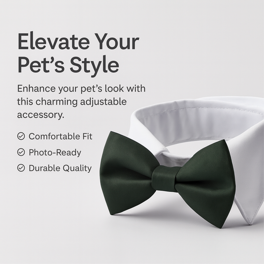 Adjustable Pet Bow Tie Collar