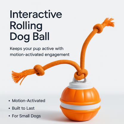 Peppy Paws Interactive Rolling Dog Ball