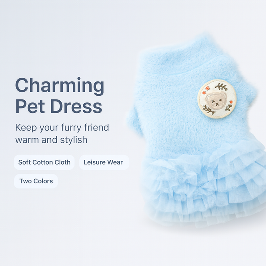 Autumn Winter Pet Dog Cat Skirt and Kitten Clothes